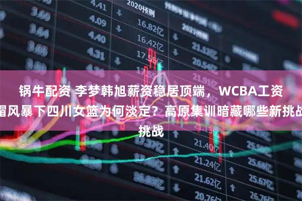 锅牛配资 李梦韩旭薪资稳居顶端，WCBA工资帽风暴下四川女篮为何淡定？高原集训暗藏哪些新挑战