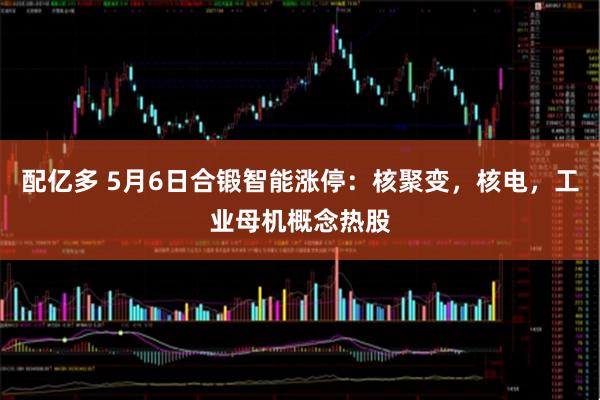 配亿多 5月6日合锻智能涨停：核聚变，核电，工业母机概念热股