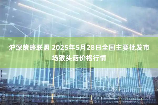 沪深策略联盟 2025年5月28日全国主要批发市场猴头菇价格行情