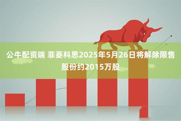 公牛配资端 菲菱科思2025年5月26日将解除限售股份约2015万股